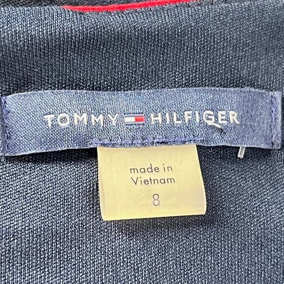 TOMMY HILFIGER Printed Illusion-Stripe Dress 8 - Picture 7 of 11